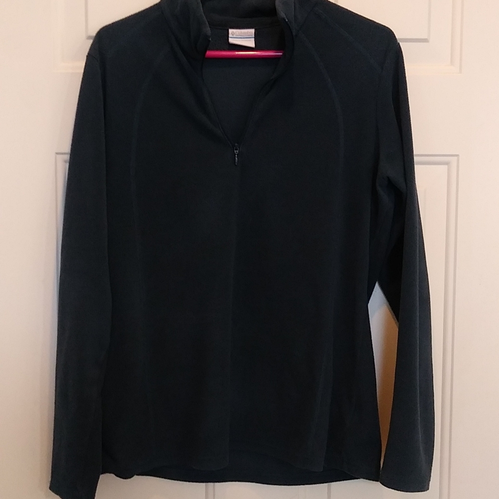 Columbia fleece 3/4 zip up top
